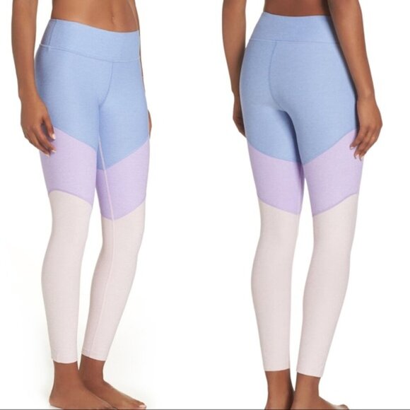 Women's Outdoor Voices 7/8 Length Springs Tri Tone Colorblock Leggings - Size S - Picture 5 of 10